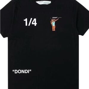 Off White Dondi Woman Black T Shirt